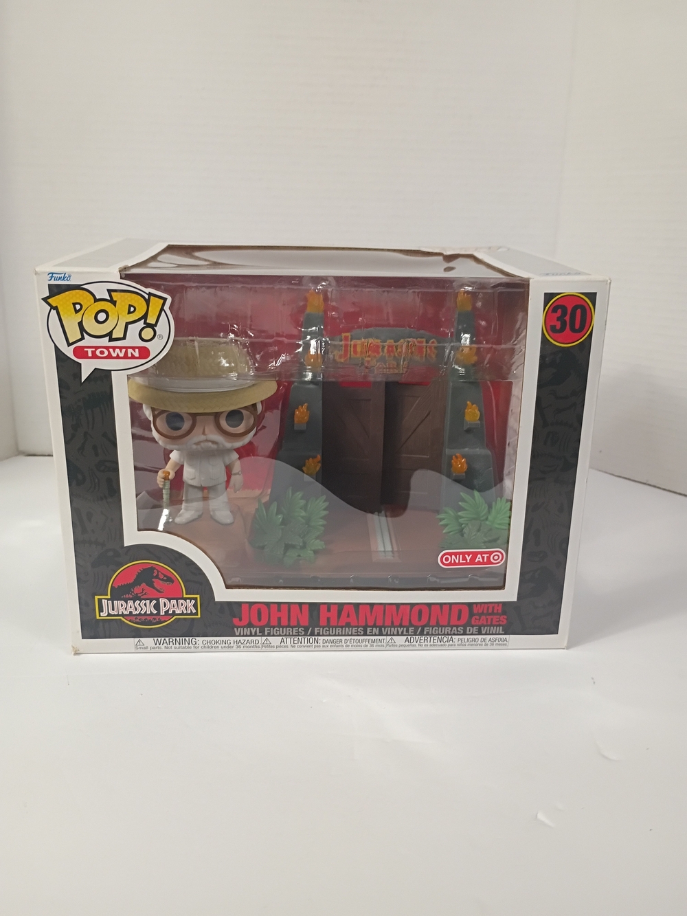 Funko Pop! Town John Hammond With Gates #30 Jurassic Park Target Exclusive